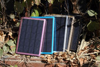 Customized 5000mah Portable Solar Power Bank Charger For Mobile Phone , iPad , Camera